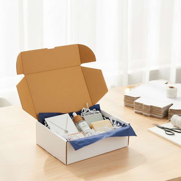 9x6x3 Inch White 3 Ply Corrugated Mailer Box for Shipping & E-commerce Packaging – Strong Packing Box