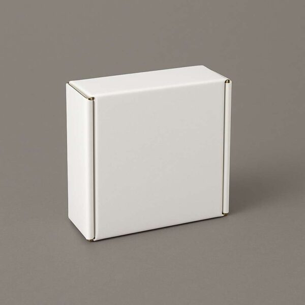 4x4x1.5 Inch White Corrugated Box (3 Ply) – Small Shipping / Ecommerce Packaging Box