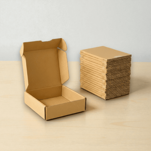 4x4x1.5 Inch 3 Ply Brown Corrugated Shipping Boxes | Durable E-commerce Packaging Mailer Boxes