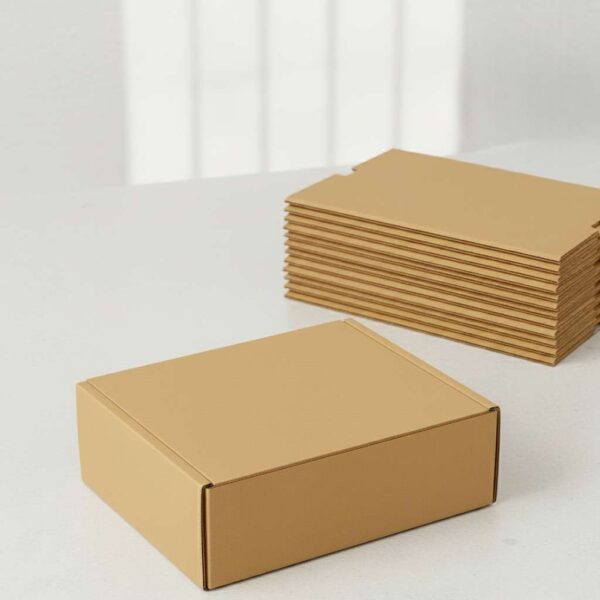 6x4x2 Inch Brown 3 Ply Corrugated Mailer Box for Shipping & E-commerce Packaging – Durable Kraft Packing Box
