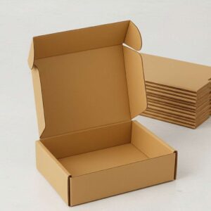 Untitled design (9) 6x4x2 Inch Brown 3 Ply Corrugated Mailer Box for Shipping & E-commerce Packaging – Durable Kraft Packing Box