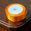 Yellow Satin Ribbon Roll – Pack of 3 (1 Inch Width, 10 Meter Each) | Craft & Decoration Ribbon