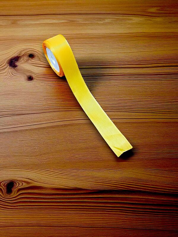 Yellow Satin Ribbon Roll – Pack of 3 (1 Inch Width, 10 Meter Each) | Craft & Decoration Ribbon