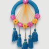 IMG20250708181445-Photoroom (1) Handcrafted Boho Floral Wall Hanging with Tassels – Multicolor Festive Home Décor