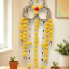 IMG20250708181823-Photoroom Premium Floral Hanging Toran with Bells – Handcrafted Festive Wall Décor (Yellow & Gold)