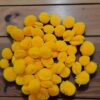 white-Photoroom Yellow Craft Pom Poms – 100 Gram Pack | Soft Pom Poms for DIY Crafts & Decoration