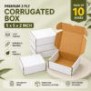 5x5x2 Inch White Corrugated Box – Strong 3 Ply Mailer for Shipping & E-commerce Packaging