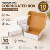 6x4x2 Inch Corrugated Mailer Box – White 3 Ply Shipping & E-commerce Packaging Box
